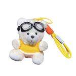 Плюшевый кулон Curl Bear Pilot высотой 10 см Happy Fish - фото 5