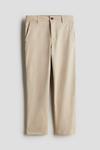Брюки чиносы обычного кроя H&M, бежевый - фото 3