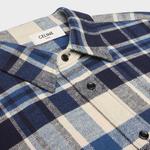 Рубашка мужская темно-синяя Celine, синий - фото 3