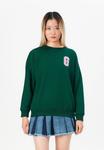 Толстовка GAP LOGO OVERSIZED CREW, Evergreen Glamour/Green - фото