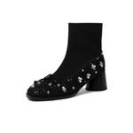 CAMEIDO Ботильоны женские 6 см, черные - фото