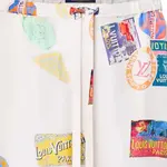 Пижамные штаны Mahina Patch LOUIS VUITTON, белый - фото 3