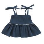 Топ с баской Omamimini, кремовый - фото 2