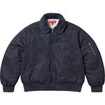 Supreme Голубая нейлоновая бомбер, Marine Blue/Navy - фото 6