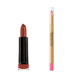 Помада для губ Colour elixir lipliner matte lote Max Factor, цвет 055-Desert, 2 шт. - фото 2