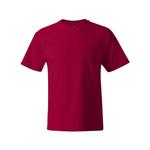 Футболка Hanes Beefy-T, цвет Deep Red - фото