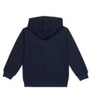 Хлопковая толстовка с капюшоном Il Gufo, Blue Light Blue - фото 4