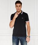 Футболка поло мужская Boss Green Пэдди с окантовкой ворота и рукавов, черный - фото 3