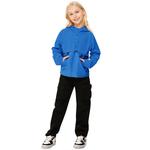 Детский легкий складной дождевик waterproof windproof с капюшоном Maxxis Merch, Blue - фото