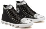 Кеды Converse Double Upper Chuck Taylor All Star 'Black Silver' - фото 2