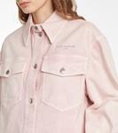 Хлопковая джинсовая куртка Stella McCartney, Peach Denim - фото 4