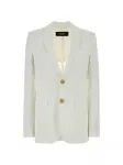 Однобортный пиджак DSQUARED2, белый - фото