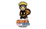 Футболка Bape X Naruto Baby Milo Tee унисекс A Bathing Ape, черный - фото 5