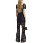 Футболка женская черная Self-portrait - фото 4