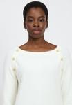 Джемпер INFLUENCER FLUFFY BEJEWELED, Milk/White - фото 4
