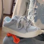 Кроссовки Circle small Skateboarding Shoes Women's Low-top, синий - фото 7