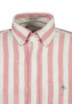 Рубашка в обычную полоску Gant, Rosa - фото 3