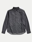 Джинсовая рубашка обычного кроя G-Star Raw, серый - фото 4