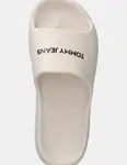 Тапочки-шлепанцы TJW FLATFORM POOL SLIDE ESS Tommy Jeans, бежевый - фото 5