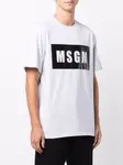 Футболка с логотипом MSGM, серый - фото 3