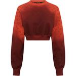 Кроп-свитшот Marine Serre, красный - фото