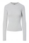 Джемпер Pieces PCMIRA NEW LS O-NECK NOOS, Light Grey Melange/Light Grey - фото 5