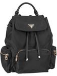 Рюкзак Eco Gemma Backpack EYG в черном цвете Guess - фото