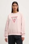 Толстовка Guess Jeans, розовый - фото