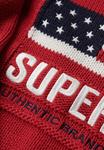Джемпер AMERICANA ROLL NECK Superdry, красный - фото 5