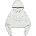 Lee Свитшот женский светло-серый - фото