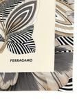 Шарф с принтом «Brezza» Ferragamo, черный - фото 2