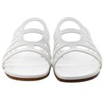 Шлепанцы женские белые Hermes - фото 5