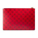 GUCCI Кожаный клатч унисекс красный - фото 2