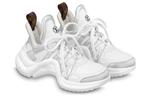 Кроссовки lv archlight sneakers 'white mini monogram silver' Louis Vuitton, белый - фото 2