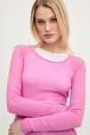 Лонгслив Miss Sixty, розовый - фото 4
