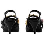 LOUIS VUITTON Vibe Cone Heel High Heels 5.5cm Women's Black - фото 6