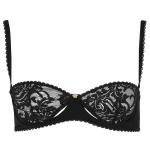 Бюстгальтер Versace Lace Bra, Black - фото