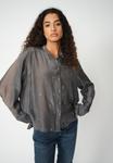 Блуза HEYANNO Button-down blouse, Iron Gate/Grey - фото