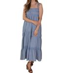 Платье-макси Haven синего цвета PROMESA - фото