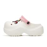 Женские сабо Timeless Perforated Collection JOSINY, White Pink - фото