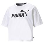 Футболка с коротким рукавом Puma Essential Crop Logo, белый - фото