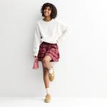 Юбка мини с рюшами для девушек So, Green Plaid - фото 4