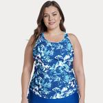 Топ для плавания Maya Tankini Calypsa LLC, цвет Blue Drift - фото 4