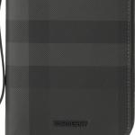 Leather Wallet Men's Gray Burberry - фото 5