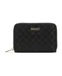 Маленький тканевый кошелек с монограммой Kazar, черный - фото