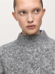 MANGO Свитер 'TRENETA' в крапчатом сером цвете - фото 7