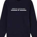 Свитшот AE мужской ARMANI EXCHANGE, черный - фото 2