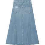 Пеплум джинсовая юбка GANNI, крашенная краской - фото 3