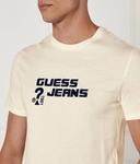 Футболка Guess Jeans Slim Fit, экрю - фото 4
