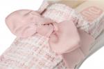 Кроссовки Hey Dude Kids  Wendy Bow Tweed, Pale Pink - фото 6